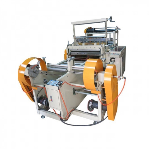 Servo-Control  Dotting and Cutting Bag Machine with Coreless Bag on Rollers